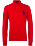 Polo Ralph Lauren Logo Embroidered Polo Shirt, Men's, Size: Xl, Red, Cotton