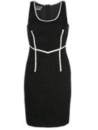 Boutique Moschino Fitted Knee-length Dress - Black