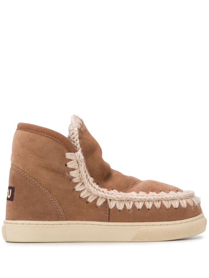 Mou Mou Mufw111000a Pkb Artificial->artificial Leather - Neutrals