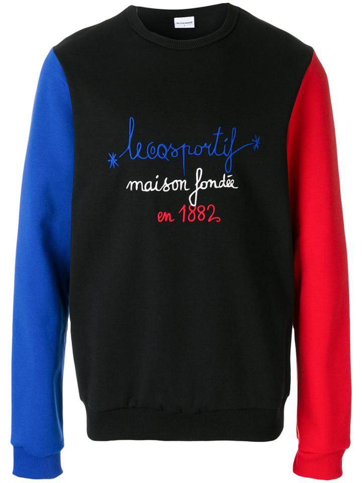 Le Coq Sportif Tricolour 1882 Sweatshirt - Black