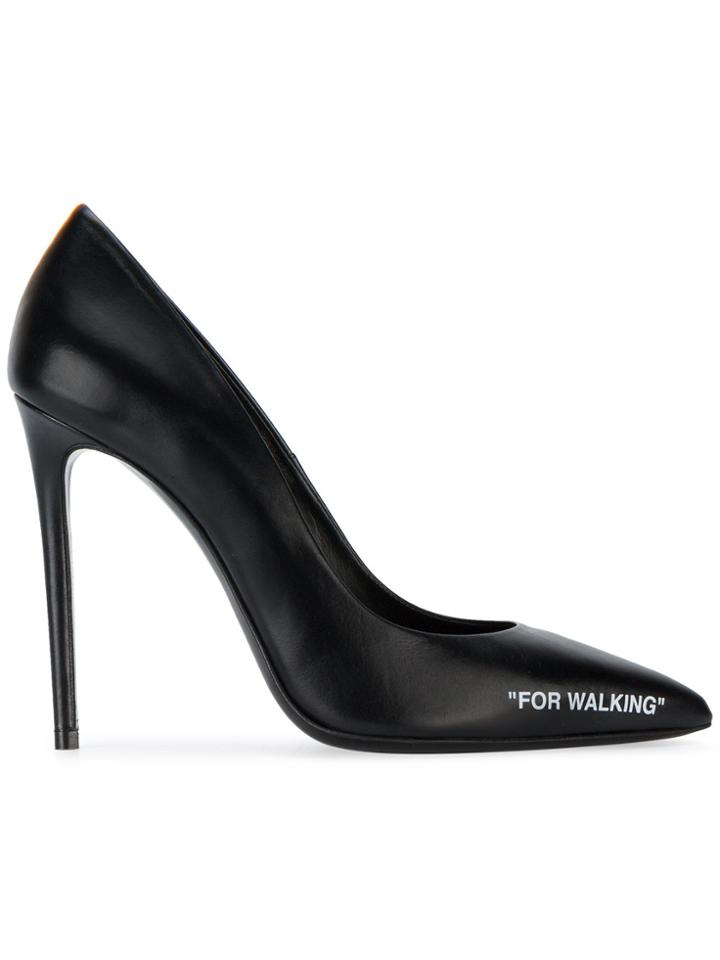 Off-white Black For Walking 115 Pumps