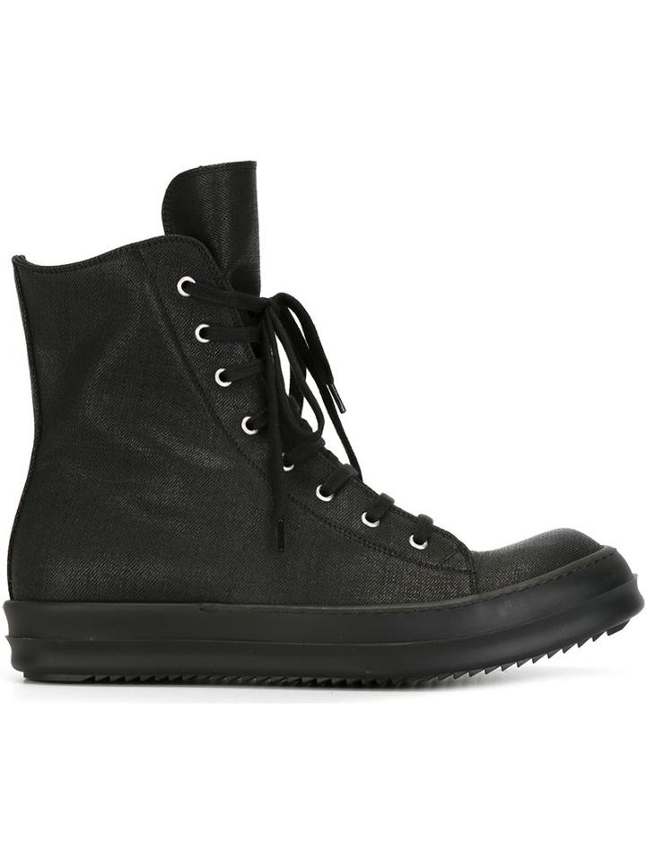 Rick Owens Drkshdw Cyclops Hi-top Sneakers, Men's, Size: 40, Blue, Rubber/cotton