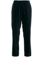 Dusan High Waist Cropped Trousers - Blue