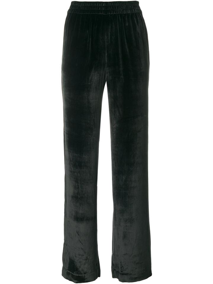 J Brand Velvety Track Pants - Black