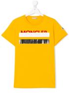 Moncler Kids Printed T-shirt - Yellow & Orange