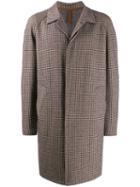 Harris Wharf London Checked Coat - Red