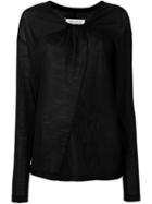 Maison Margiela Drape Detail Blouse