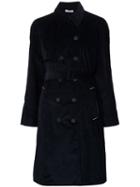 Tomas Maier Trench Coat, Women's, Size: 6, Black, Cotton/acetate/cupro