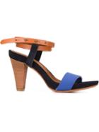 Humanoid Saldo Sandals, Women's, Size: 36, Blue, Leather/suede