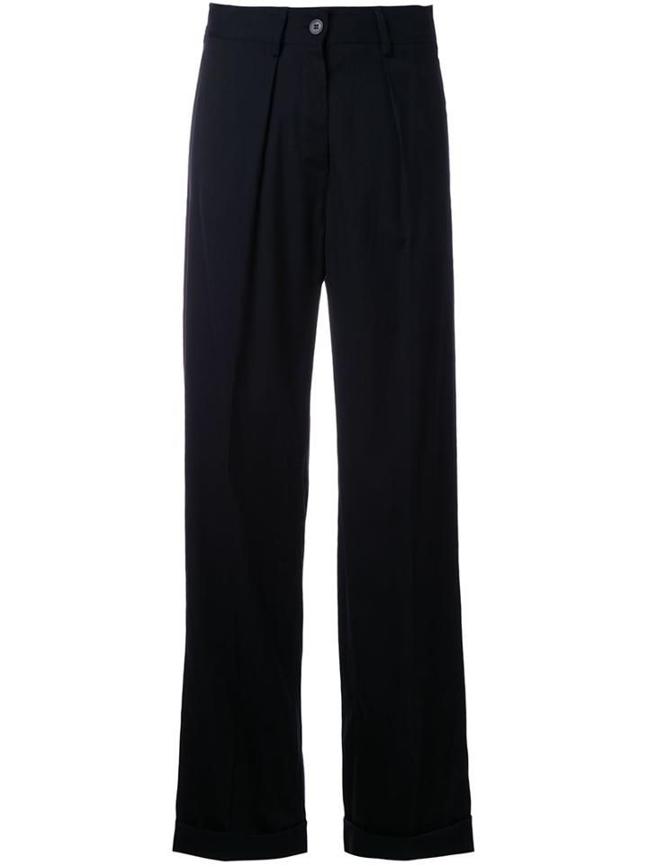 Mm6 Maison Margiela Pleat Front Trousers