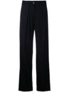 Mm6 Maison Margiela Pleat Front Trousers