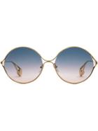 Gucci Eyewear Round-frame Sunglasses - Metallic
