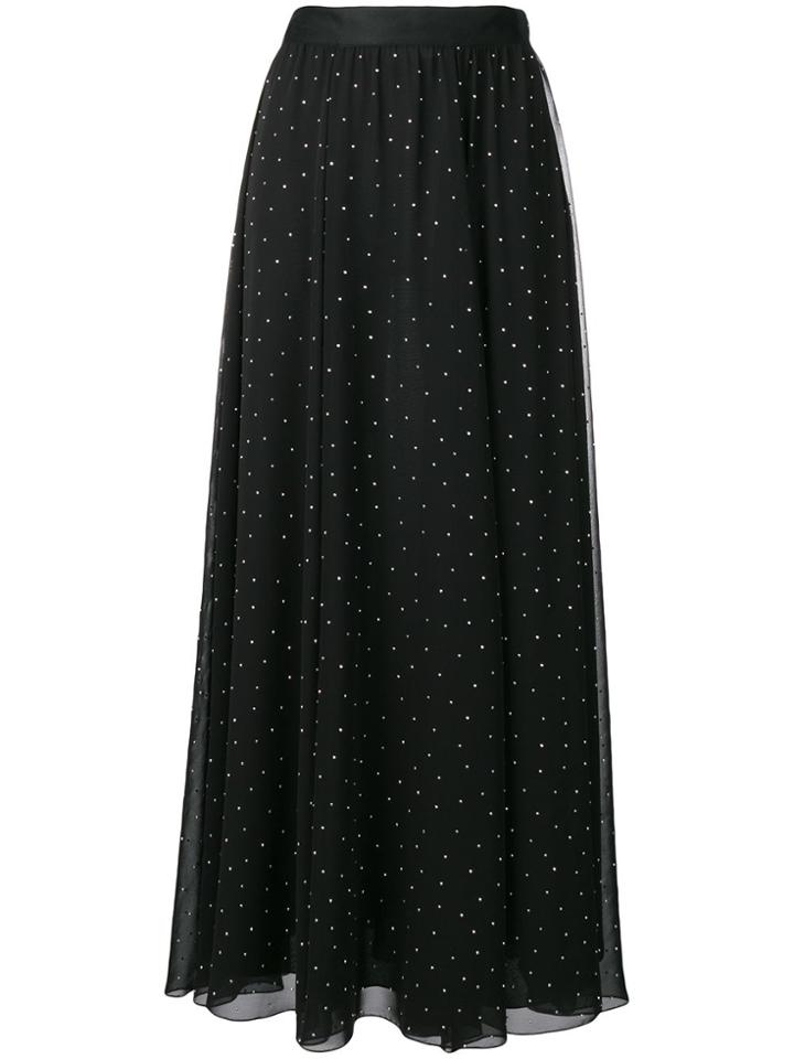 Philosophy Di Lorenzo Serafini Polka Dots Pleated Skirt - Black