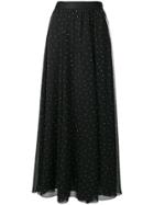 Philosophy Di Lorenzo Serafini Polka Dots Pleated Skirt - Black