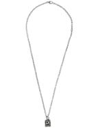 Gucci Geometric Logo Necklace - Silver