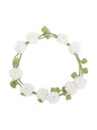Familiar - Floral Headband - Kids - Cotton - One Size, Girl's, White