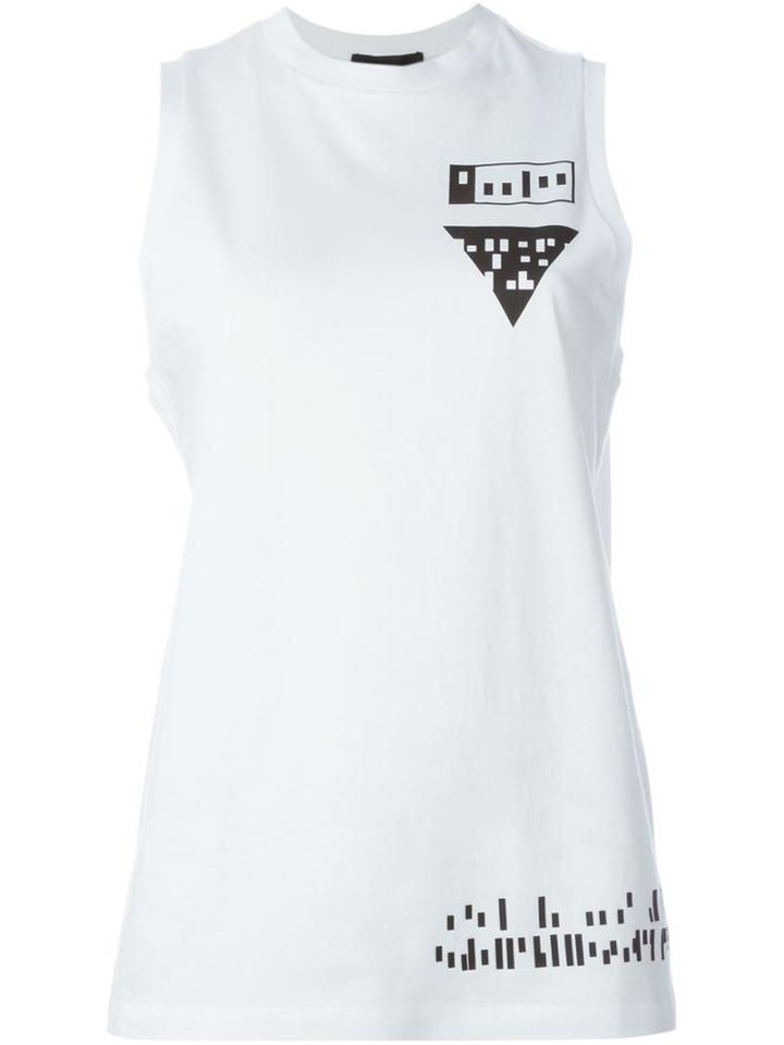 Alexander Wang Qr Code Print Tank Top