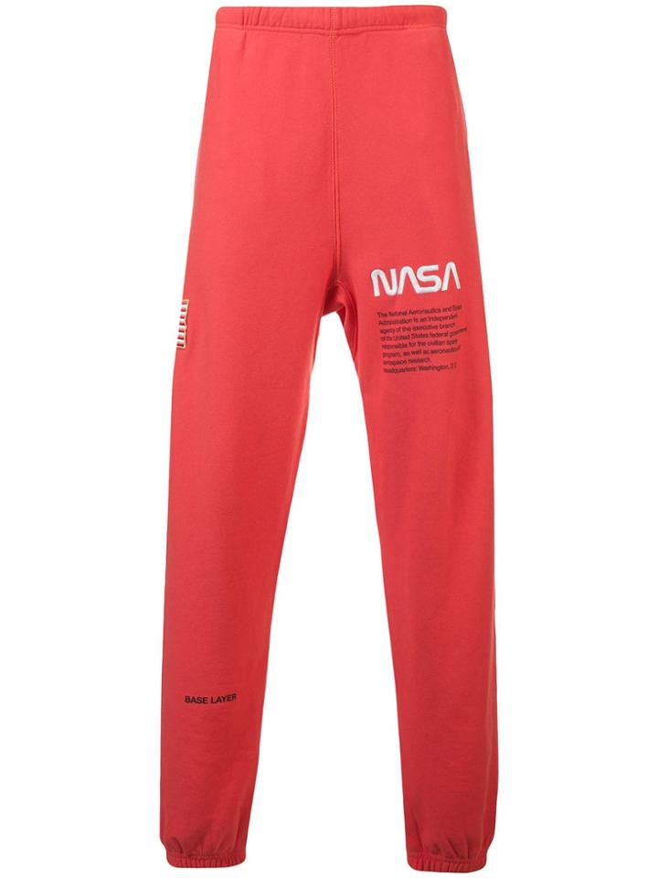 Heron Preston Nasa Joggers - Red