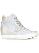 Philippe Model Panelled Hi-top Sneakers - Blue