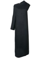 Sartorial Monk One-sleeve Maxi Dress - Grey