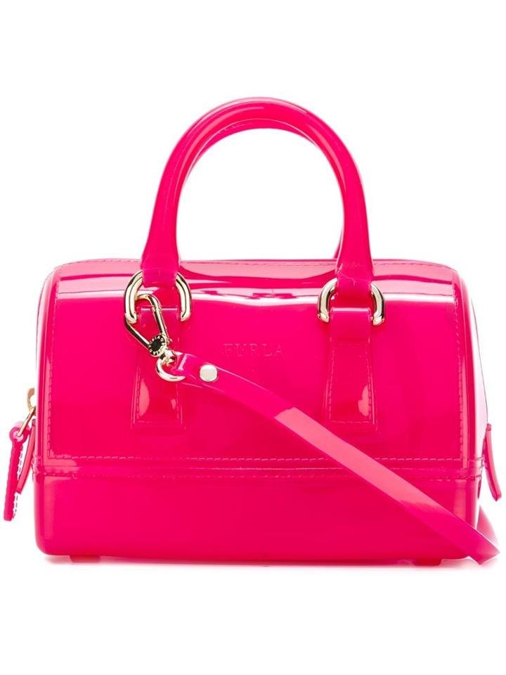 Furla Mini 'candy Boston' Tote, Women's, Pink/purple