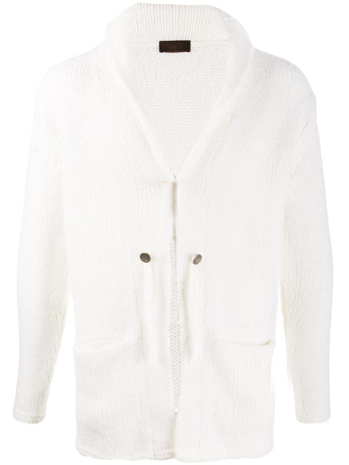 Altea Shawl Collar Knitted Cardigan - Neutrals
