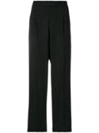 Boutique Moschino Wide Leg High Trousers - Black