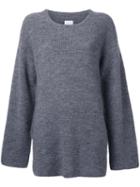 Cityshop Crew Neck Jumper, Women's, Grey, Mohair