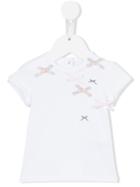 Tartine Et Chocolat - Bows All Over T-shirt - Kids - Cotton/spandex/elastane - 6 Mth, Infant Girl's, White