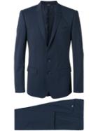 Dolce & Gabbana Formal Suit, Men's, Size: 52, Blue, Virgin Wool/spandex/elastane/viscose/cupro
