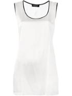 Twin-set Sheer Panel Vest, Women's, Size: Xl, Nude/neutrals, Silk/spandex/elastane/viscose