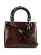 Christian Dior Pre-owned Lady Dior Flower Motif 2way Bag - Brown