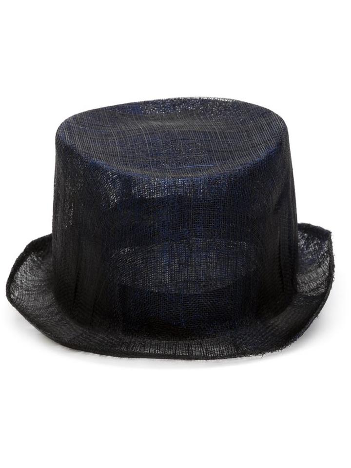 Reinhard Plank Straw Effect Bowler Hat, Adult Unisex, Size: Large, Black, Sisal