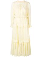 Isabel Marant Étoile Oboni Tiered Dress - Yellow