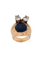 Voodoo Jewels Studded Glitter Ring - Metallic