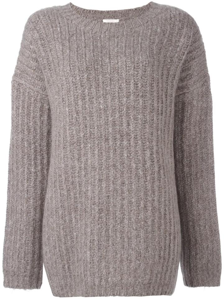 See By Chloé Chunky Ribbed Jumper - Nude & Neutrals