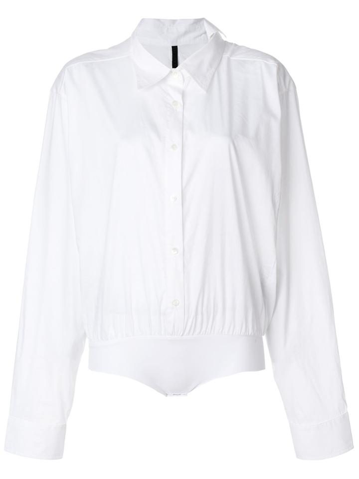 Unravel Project Elasticated Waist Shirt - White