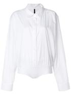 Unravel Project Elasticated Waist Shirt - White