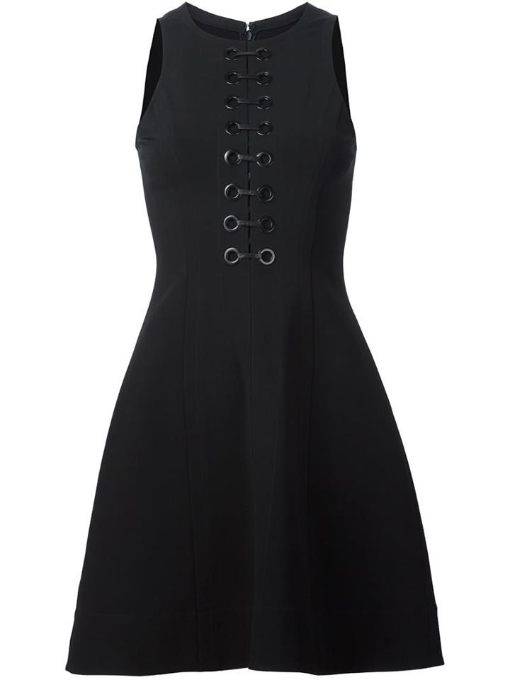 Yigal Azrouel Lace Up Front Dress