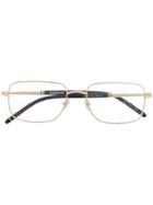 Montblanc Rectangular-frame Prescription Glasses - Gold
