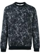 Versus Printed Sweatshirt, Men's, Size: Large, Grey, Cotton/spandex/elastane
