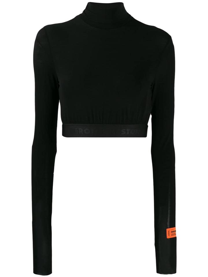 Heron Preston Turtle Neck Jumper - Black