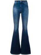 The Seafarer Stretch Flared Jeans, Women's, Size: 25, Blue, Cotton/elastodiene