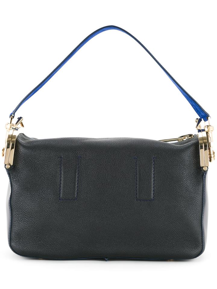 Sacai Constrast Strap Boxy Tote Bag - Black