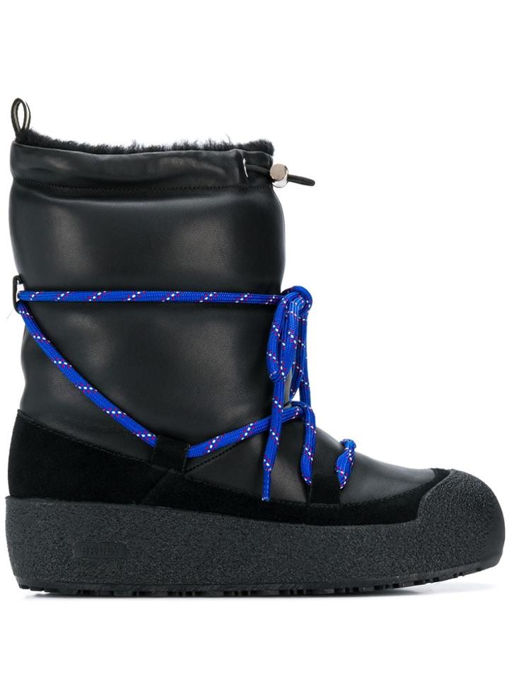 Bally Candye Shearling Boots - Black