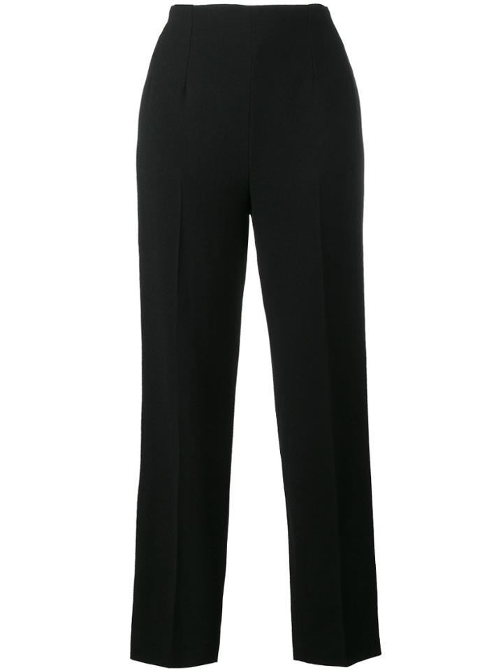 Emilia Wickstead Arabella High Waisted Trousers - Black
