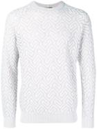 Giorgio Armani Patterned Knit Jumper - Neutrals