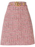 Gucci Striped Tweed Skirt - Multicolour