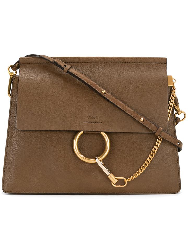 Chloé - 'faye' Shoulder Bag - Women - Leather - One Size, Women's, Brown, Leather
