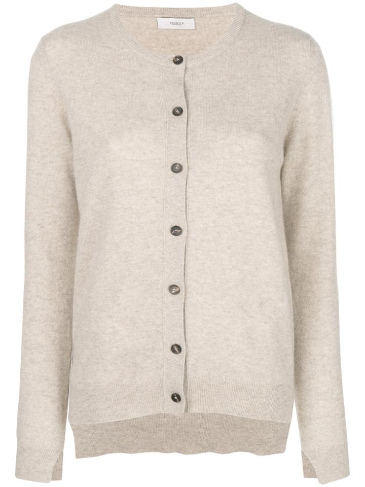 Pringle Of Scotland Classic Fitted Cardigan - Nude & Neutrals